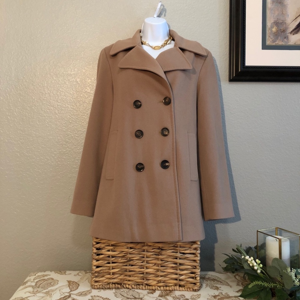 Fleurette | Loro Piana Italian Wool Peacoat sz 12!
